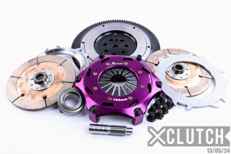 XClutch 91-96 Dodge Stealth ES 3.0L 7.25in Twin Solid Ceramic Clutch Kit - XKMI18524-2E