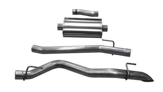 Corsa 2020-2025 Jeep Gladiator JT 3.0in Cat-Back Single Side Exit w/ Turn Down Tip - 21061