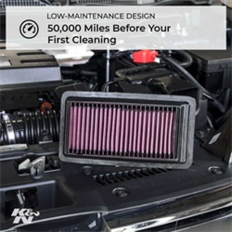K&N 17-19 SUZUKI SWIFT V L4-1.4L F/I Drop In Air Filter - 33-3130
