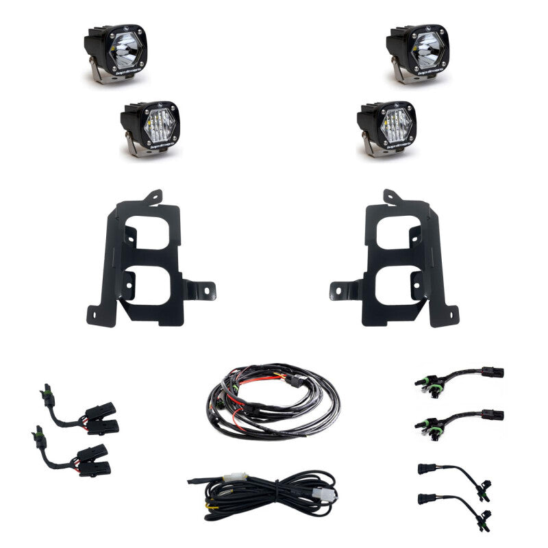 Baja Designs 2020+ GMC 2500/3500 Fog Pocket Kit - 447849