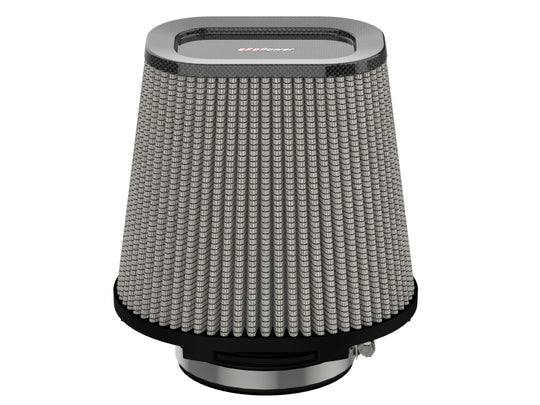 aFe Track Series Intake Pro DRY S Air Filter 4IN F x (7-3/4 x 6-1/2)IN B x (5-3/4 x 3-3/4)IN T x 7IN - 27-90203D