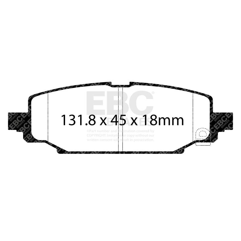 EBC 2018+ Jeep Wrangler (JL) Greenstuff Rear Brake Pads - DP63101
