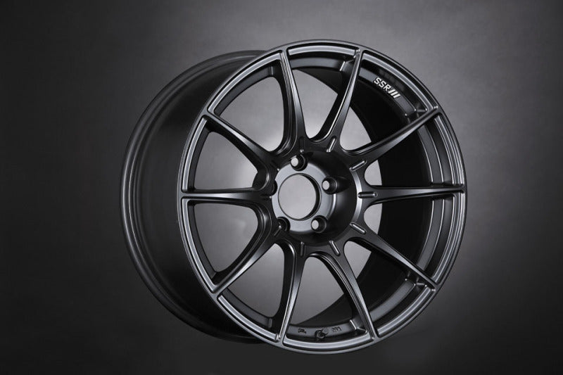SSR GTX01 18x8.5 5x114.3 44mm Offset Flat Black Wheel - XA18850+4405GMB
