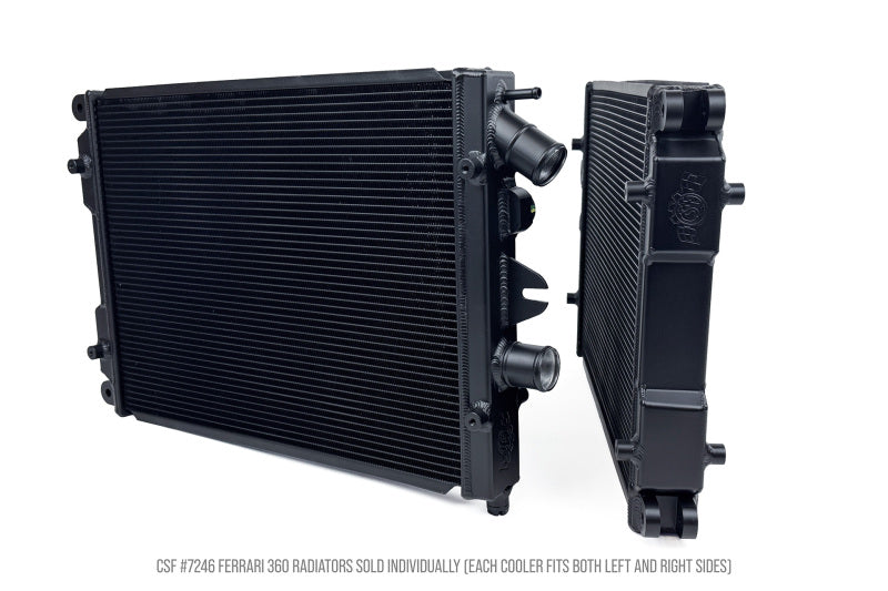CSF 00-08 Ferrari 360 High Performance All Aluminum Radiator - Left/Right - 7246