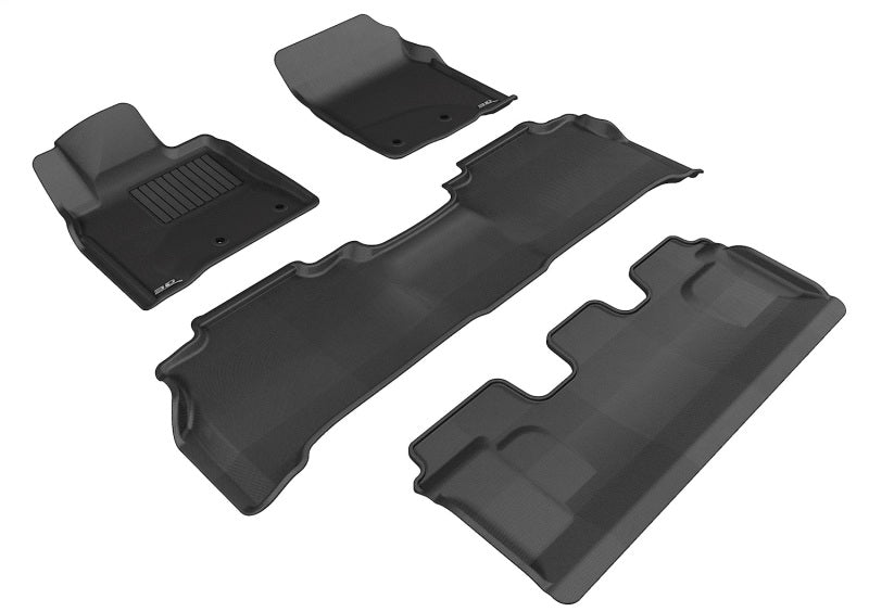 3D MAXpider 12-21 Lexus LX570 Kagu Black Full Set (Post) - L1LX04401509