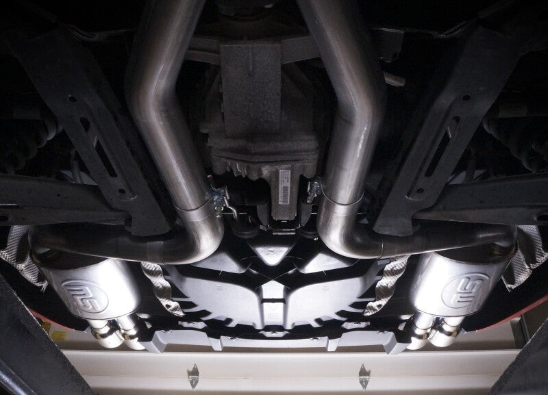 Stainless Works 2008-09 Pontiac G8 GT 3in Catback System X-Pipe Turbo Chambered Muffler 3.5in Tips - PG8CBFC