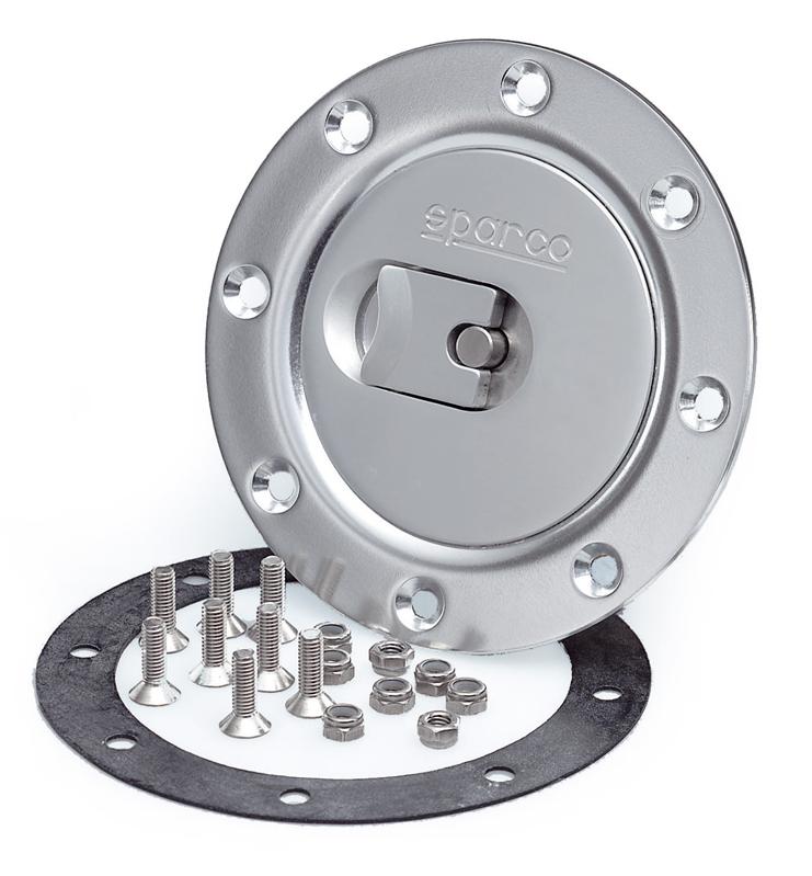 Sparco Fuel Cap Locking Brushed Alum - 27004OA