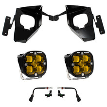 Load image into Gallery viewer, Baja Designs 16-18 Silverado 1500 Squadron Fog Pocket Kit - Amber - 447535
