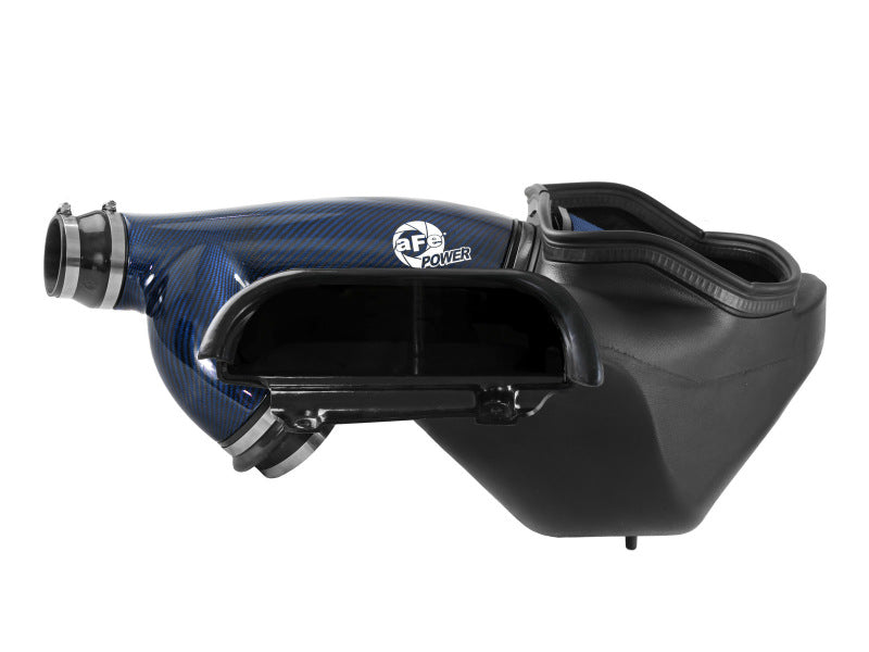 aFe 17-24 Ford F-150 Track Series Blue Kevlar Carbon Fiber C/A Intake System w/Black Pro 5R Filter - 57-10031RL
