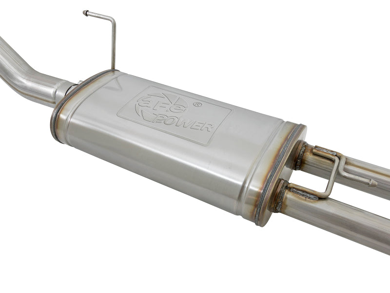 aFe MACH Force-Xp 2-1/2in Cat-Back Exhaust System w/ Polished Tip 16-17 Nissan Titan XD V8 5.6L - 49-46125-P