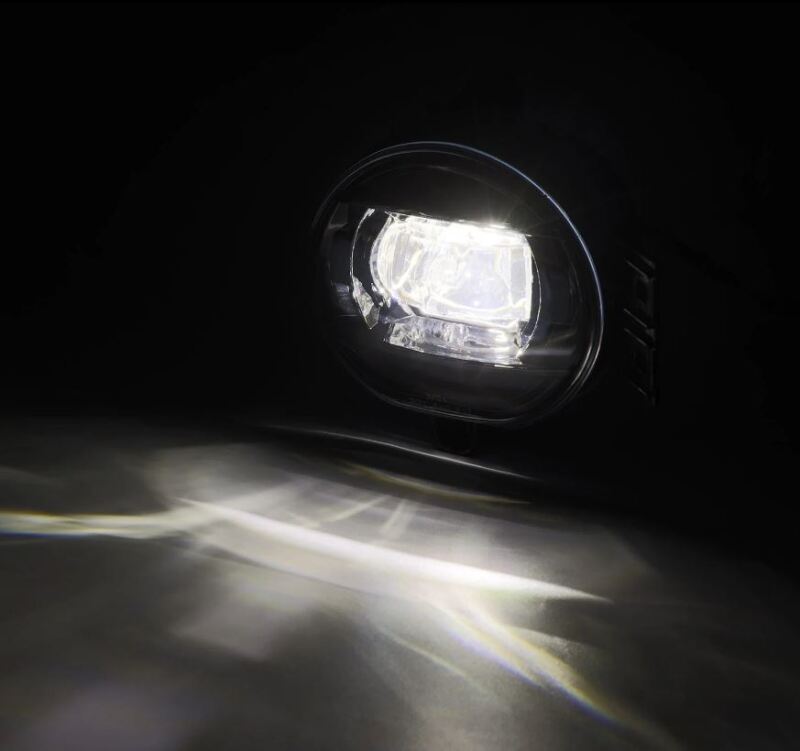 AlphaRex 02-08 Dodge Ram 1500/03-09 Ram 2500/3500 DoubleTap Dual Color LED Proj Fog Lights - Wt/Ambr - 210005