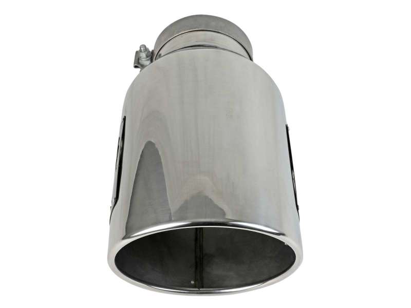 aFe Power Universal 5in Inlet 8in Outlet MACH Force-XP Clamp-On Exhaust Tip - Polished - 49T50801-P15