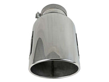 Load image into Gallery viewer, aFe Power Universal 5in Inlet 8in Outlet MACH Force-XP Clamp-On Exhaust Tip - Polished - 49T50801-P15