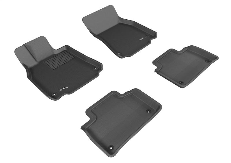 3D MAXpider 07-12 Lexus LS460 Kagu Black Full Set - L1LX03801509