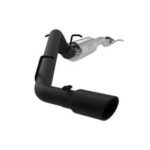 Load image into Gallery viewer, MBRP 17+ Chevrolet Colorado 2.5L/3.6L 3in Cat Back Single Side Exit w/ 4in Tip - Back Coated - S5090BLK