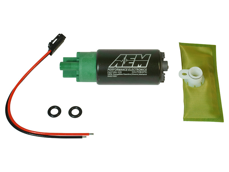 AEM 340LPH 65mm Fuel Pump Kit w/o Mounting Hooks - Ethanol Compatible - 50-1220