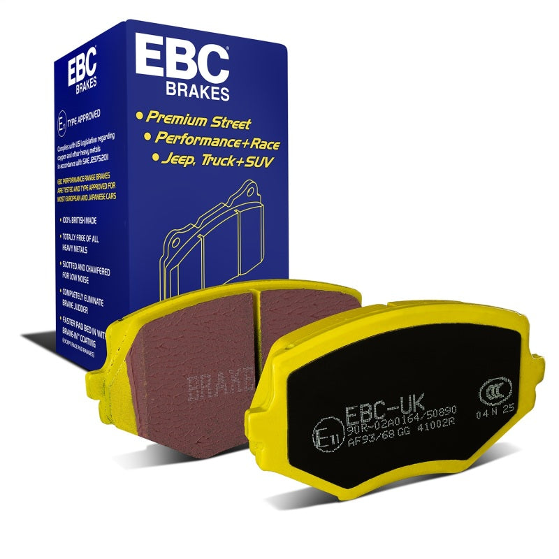 EBC 94-01 Mazda Miata MX5 1.8 Yellowstuff Front Brake Pads - DP41002R