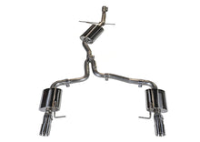 Load image into Gallery viewer, AWE Tuning Audi B8 A4 Touring Edition Exhaust - Dual Outlet Polished Silver Tips - 3015-32030