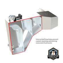 Load image into Gallery viewer, Mishimoto 2011+ Dodge Charger/Challenger / Chrysler 300C Alum Expansion Tank - Micro-Wrinkle Black