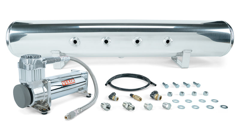 Air Lift Performance 5 Gal Polished Tank & VIAIR 444C Comp - (No Mgmt System Included) - 27804
