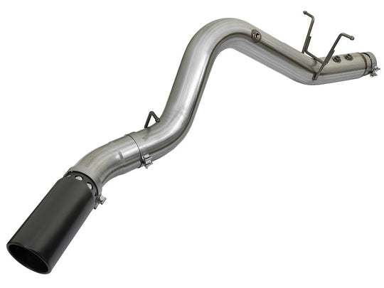aFe LARGE BORE HD 5in 409-SS DPF-Back Exhaust w/Black Tip 2017 GM Duramax V8-6.6L (td) L5P - 49-44085-B