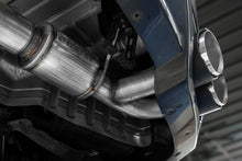 Load image into Gallery viewer, MBRP 2009-2023 Nissan GTR 3.8L Stainless Steel 3.5in Cat-Back, Dual Split Rear Quad Carbon Tips - S44073CF