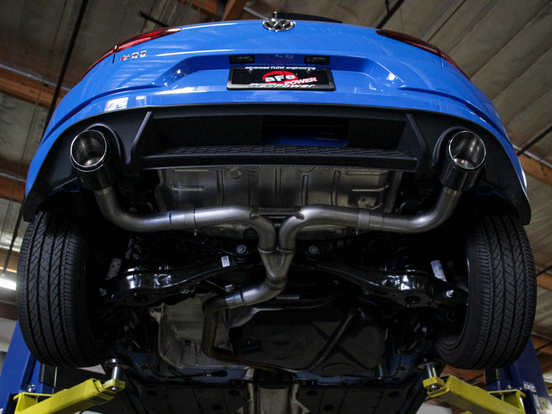 aFe 18-20 VW GTI (MK7.5) 2.0L MACH Force-Xp 3in to 2.5in 304 SS Axle-Back Exhaust System-Black Tips - 49-36421-B