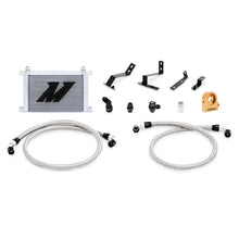 Load image into Gallery viewer, Mishimoto 2016+ Chevy Camaro Oil Cooler Kit w/ Thermostat - Silver - MMOC-CAM8-16TSL