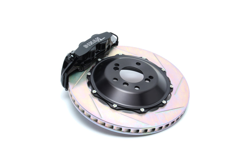 Dinan 10-19 BMW 5/6-Series (F06/F07/F10/F12/F13) Black Caliper/Slotted Brake Set - Front - D290-0121-B