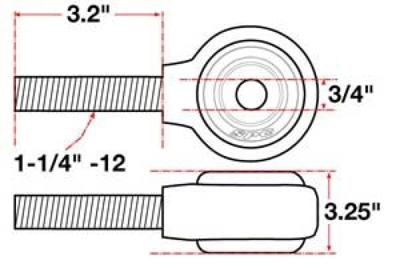 SPC Performance xAxis Rod End Ball Joint - 15751