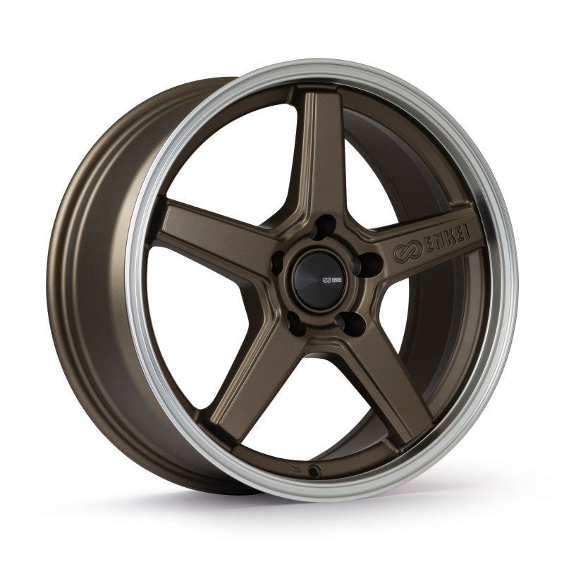 Enkei Quasar 18x8in / 5x114.3 BP / 45mm Offset / 72.6mm Bore - Matte Bronze Wheel - 550-880-6545ZP