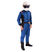 Load image into Gallery viewer, RaceQuip Blue Chevron-5 Suit SFI-5 - Large - 91609259