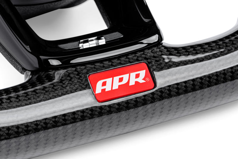 APR 15-26 Volkswagen Golf R/GTI/Jetta (MK7) Carbon Fiber/Silver Stitch Steering Wheel (Non Paddles) - MS100206