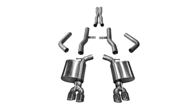 Corsa 2017-2023 Dodge Challenger 5.7L V8 Xtreme Cat-Back Dual Rear Exit w/3.5in Polished Tips - 21006