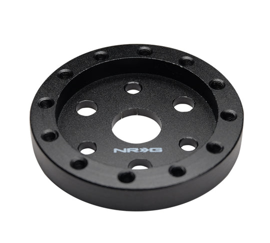 NRG 3 Hole to 6 Hole Steering Wheel Adapter 1/2in. - Black - SRK-36BK