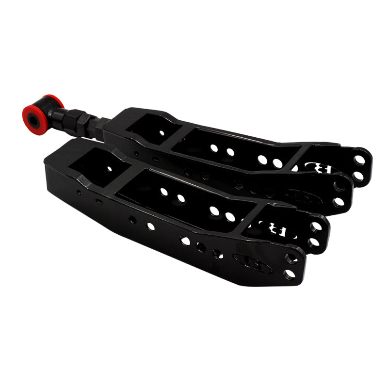 BLOX Racing Rear Lower Control Arms - Black (2013+ Subaru BRZ/Toyota 86 / 2008-2023 Subaru WRX/STI) - BXSS-50010-BK
