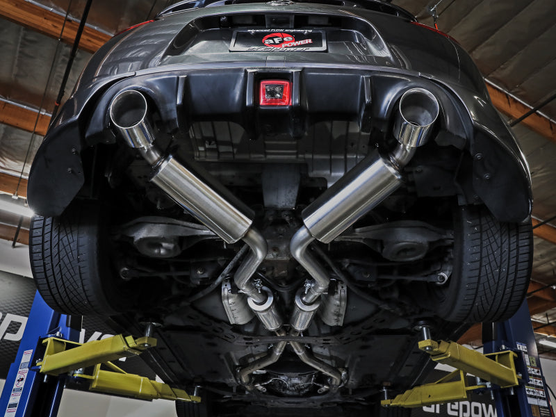 aFe Takeda Cat-Back Exhaust System Nissan 370Z 09-20 V6-3.7L- Carbon Tip - 49-36139-C