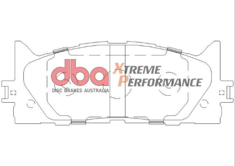 DBA 07-18 Lexus ES350 XP Performance Front Brake Pads - DB1800XP