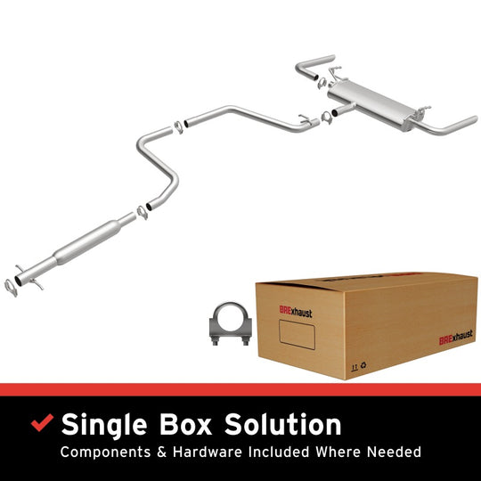 BRExhaust 08-12 CHEVROLET MALIBU 3.6L Exhaust Kit - 106-0910
