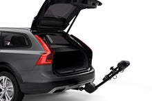 Load image into Gallery viewer, Thule Apex XT 2 - Hanging Hitch Bike Rack w/HitchSwitch Tilt-Down (Up to 2 Bikes) - Black - 9024XT