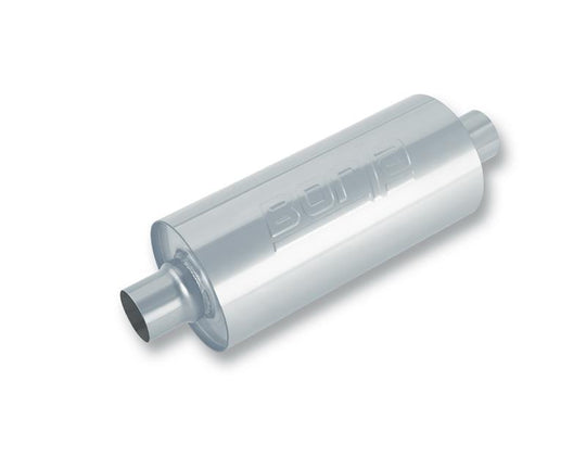 Borla Universal Performance 2.5in Inlet/Outlet Stainless Racing Muffler - 400024