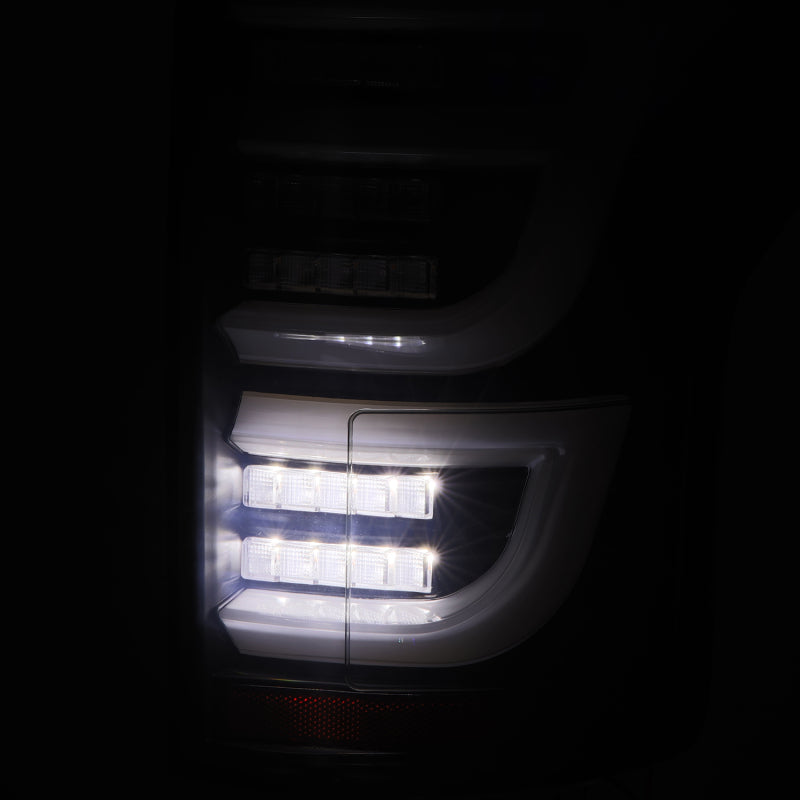 AlphaRex 15-20 Ford F150 Luxx-Series LED Tail Lights Alpha-Black - 652040