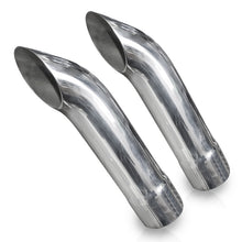 Load image into Gallery viewer, Stainless Works Extended Turn Down Tips- 2 1/2in ID Inlet 2 1/2in Body - 7070250