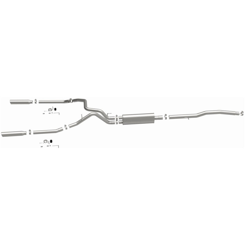 MagnaFlow Sys CB 05- Dakota Dual EC-CC/SB - 16622