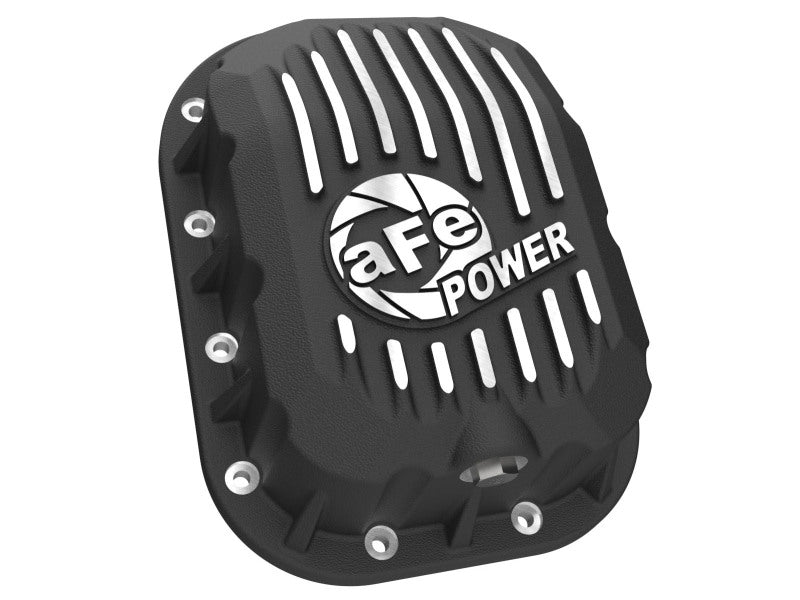 aFe POWER Pro Series Engine Oil Pan Black w/ Machined Fins Jeep Wrangler (JL)/Gladiator 18-25 V6 - 46-71470B