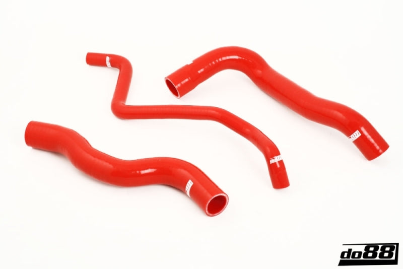 do88 Volvo 740/940 Coolant Hoses Red - DO88-KIT103R