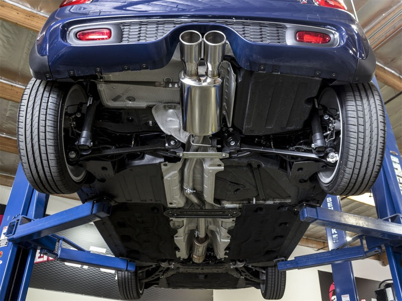 aFe MACHForce XP Exhausts Cat-Back SS-304 14-17 Mini Cooper S Hardtop 2-Door w/ Polished Tips - 49-36331-P