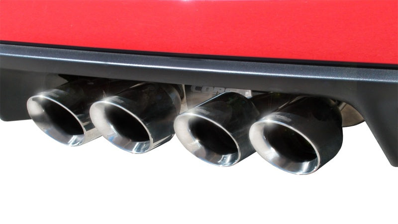 Corsa 09-13 Chevrolet Corvette (C6) 2.5in Xtreme Cat-Back Exhaust - 3.5in Twin Tips - 14470CB
