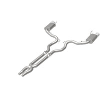 Load image into Gallery viewer, MagnaFlow Cat Back, SS, 3in, Street, Dual Split Polished 4.5in Tips 2015 Ford Mustang GT V8 5.0L - 19100