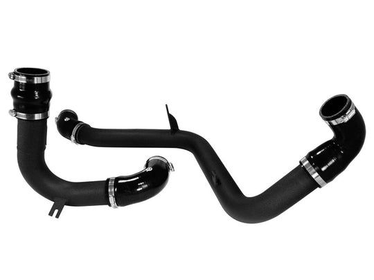 aFe Bladerunner 2.5in Intercooler Hot and Cold Side Tubes, 13-14 Ford Focus ST 2.0L (t) *Black* - 46-20184-B
